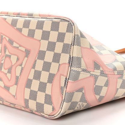 Louis Vuitton Damier Azur Tahitienne Neverfull MM 10 of 11