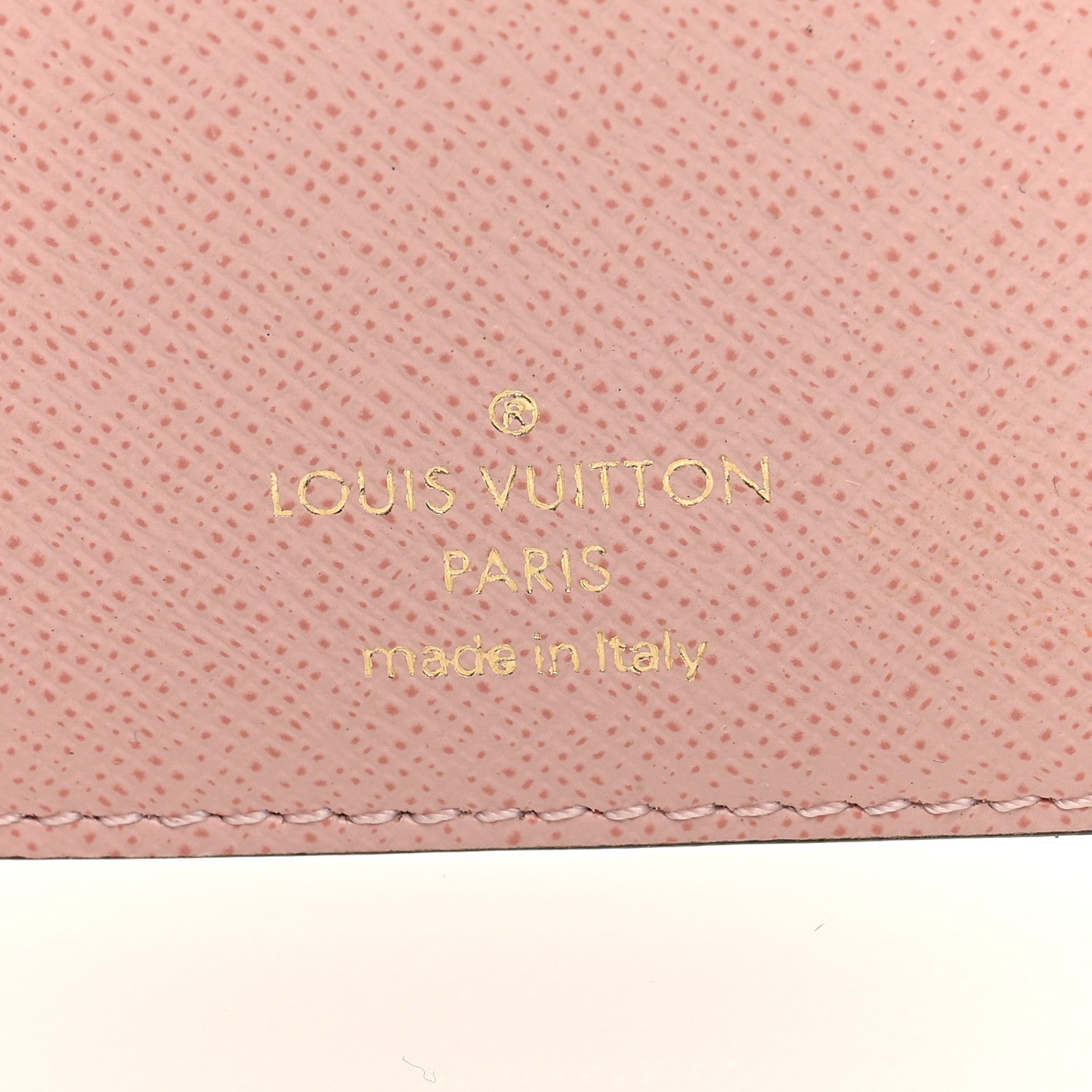 Louis Vuitton Damier Ebene Victorine Wallet Rose Ballerine 6 of 6