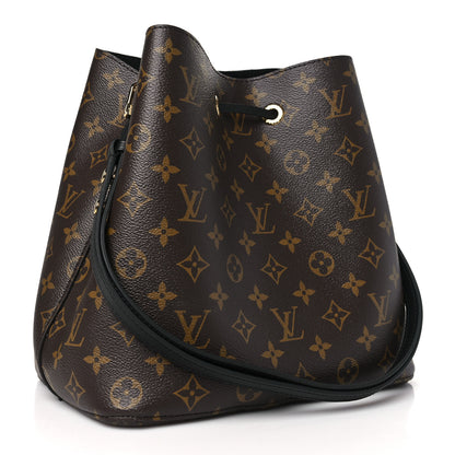 Louis Vuitton Monogram Neonoe MM Black 3 of 9