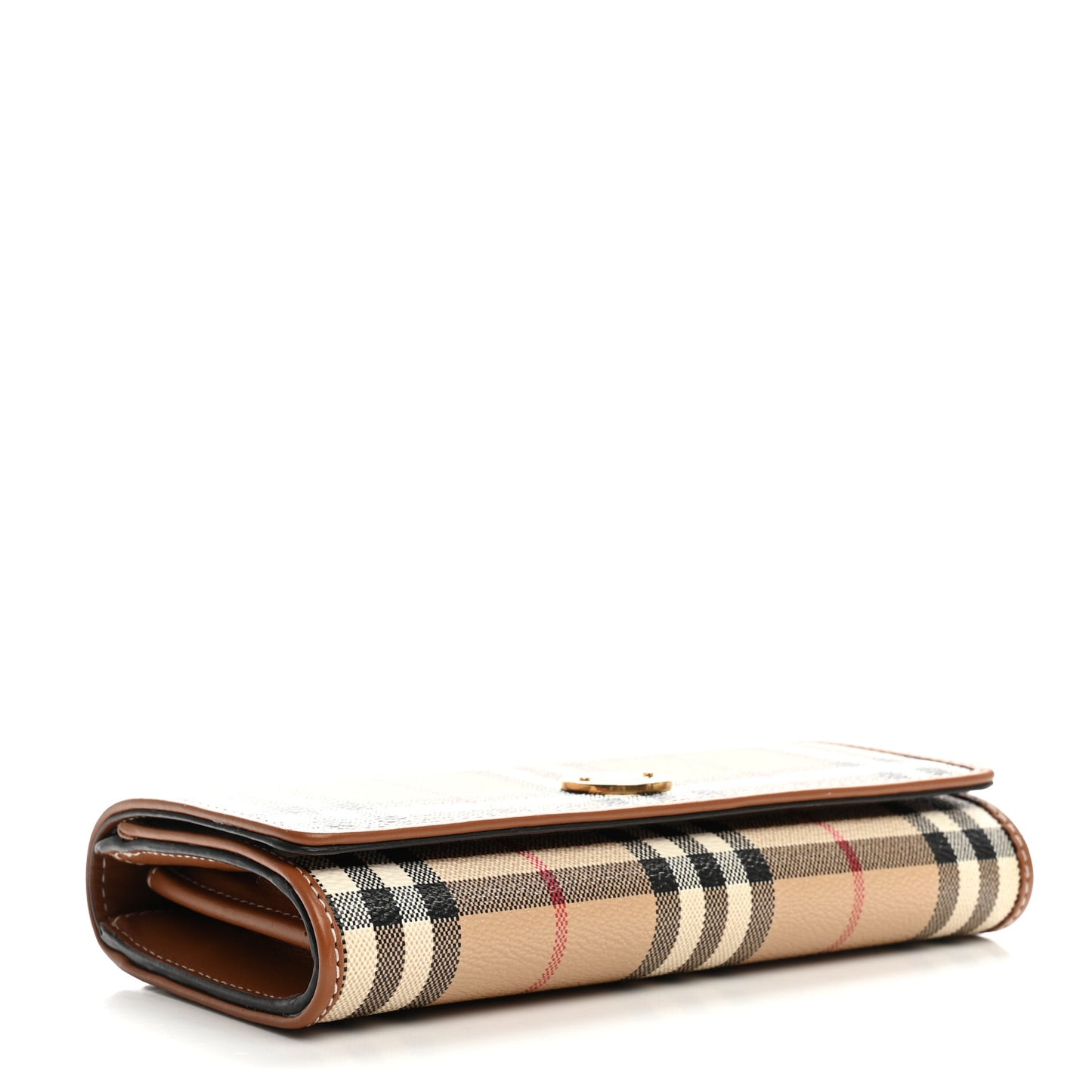 Halton Vintage Check Continental Wallet Archive Beige