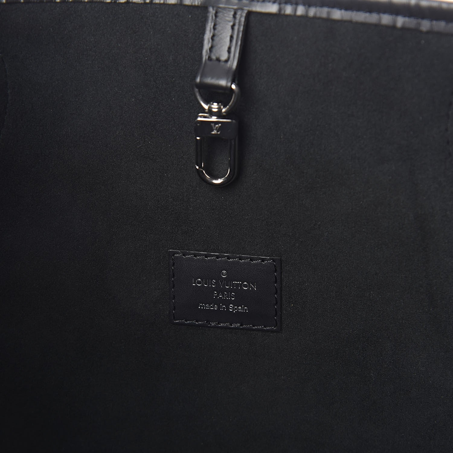 Louis Vuitton Epi Neverfull MM Black 6 of 9