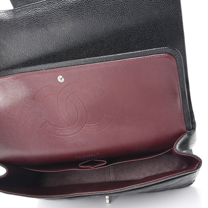Chanel Caviar Quilted Maxi Double Flap Black 5 of 11