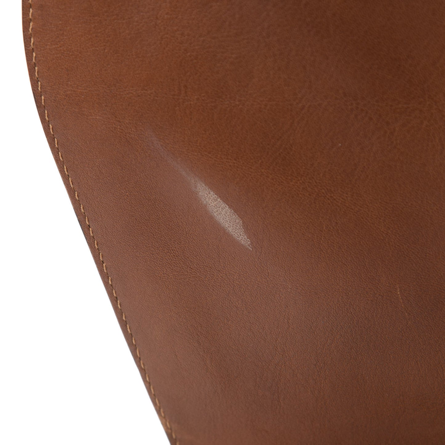 Calfskin Suede Medium Nile Bracelet Bag Caramel
