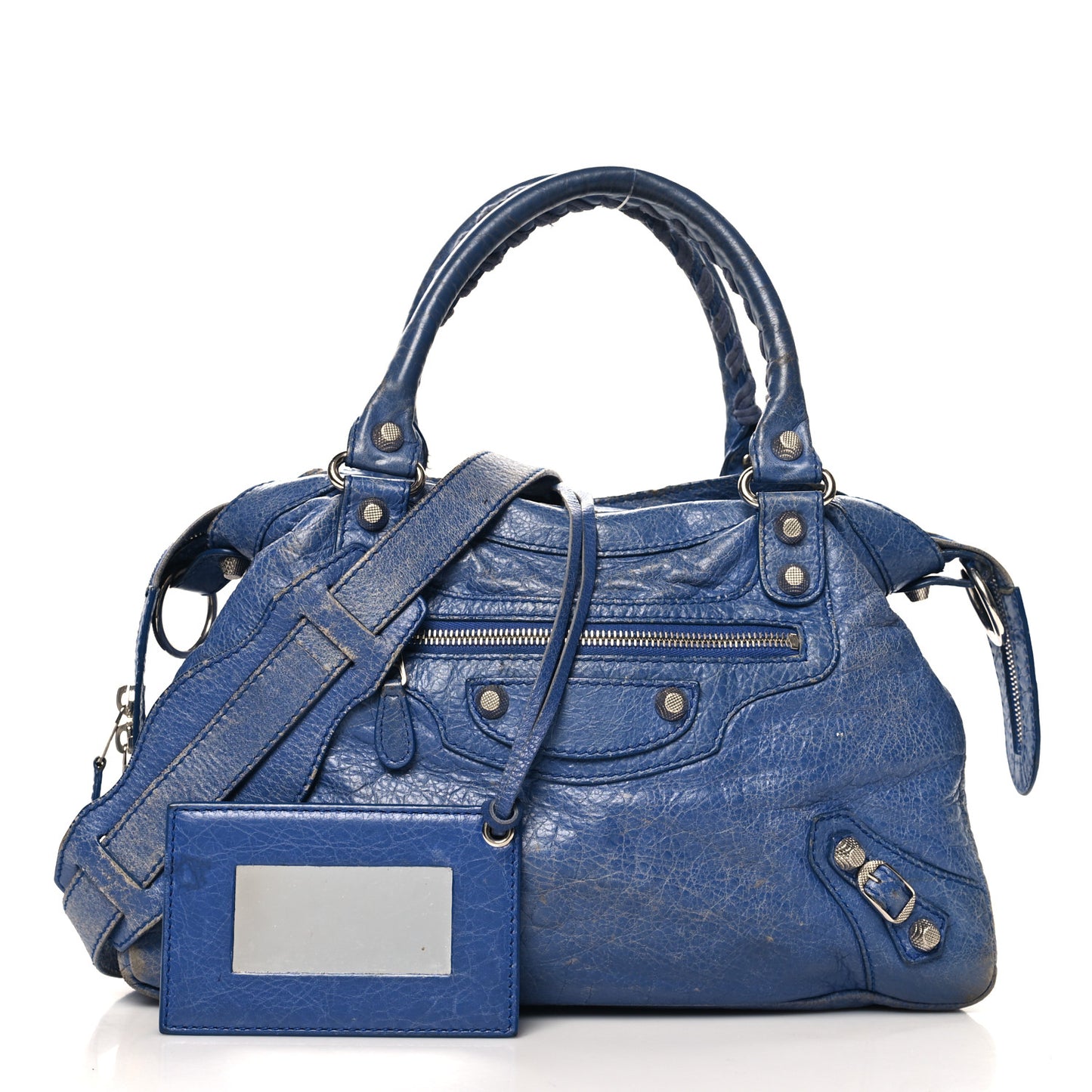 Agneau Giant 12 Silver Hardware Town Bleu Glacier