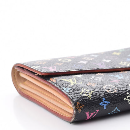 Louis Vuitton Monogram Multicolor Sarah Wallet Black 11 of 20