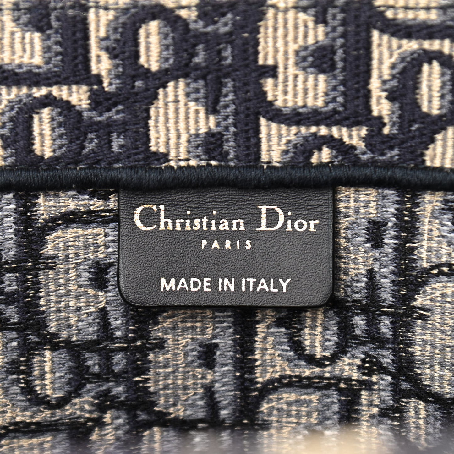 Oblique Large Book Tote Blue Multicolor