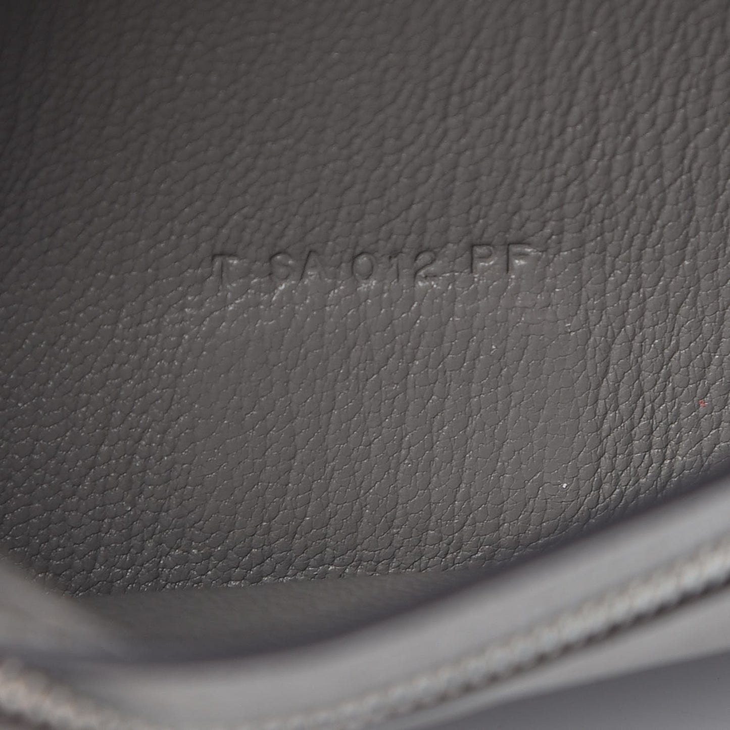 Ostrich Bearn Gusset Wallet Gris Tourterelle