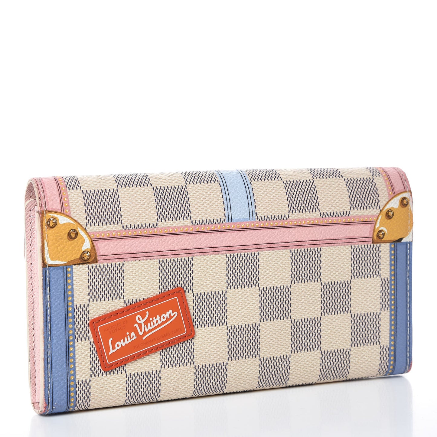 Damier Azur Summer Trunks Sarah Wallet NM