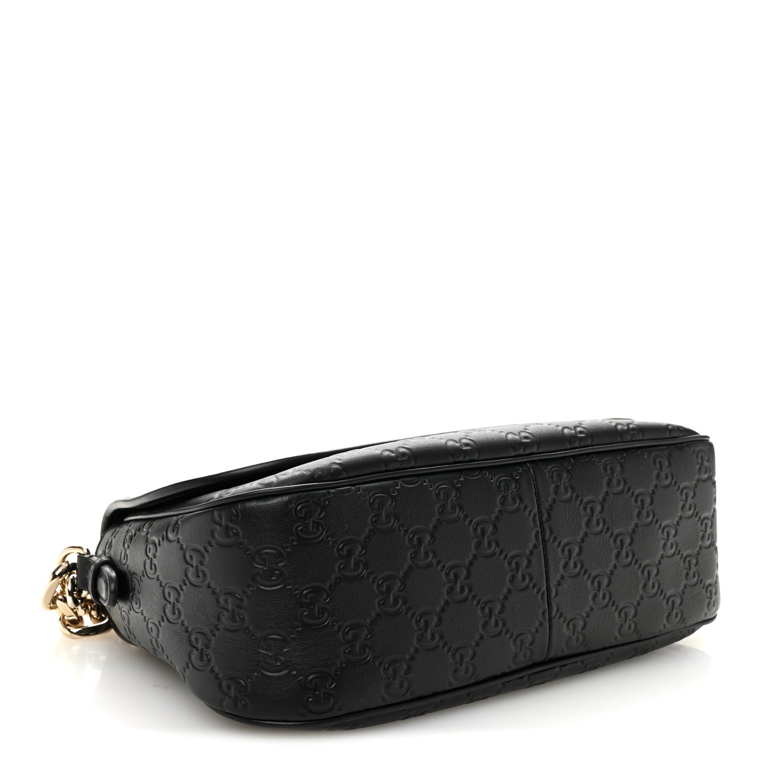 Gucci GG Calfskin Embossed Emblem Medium Arabella Bag Black Black 4 of 10