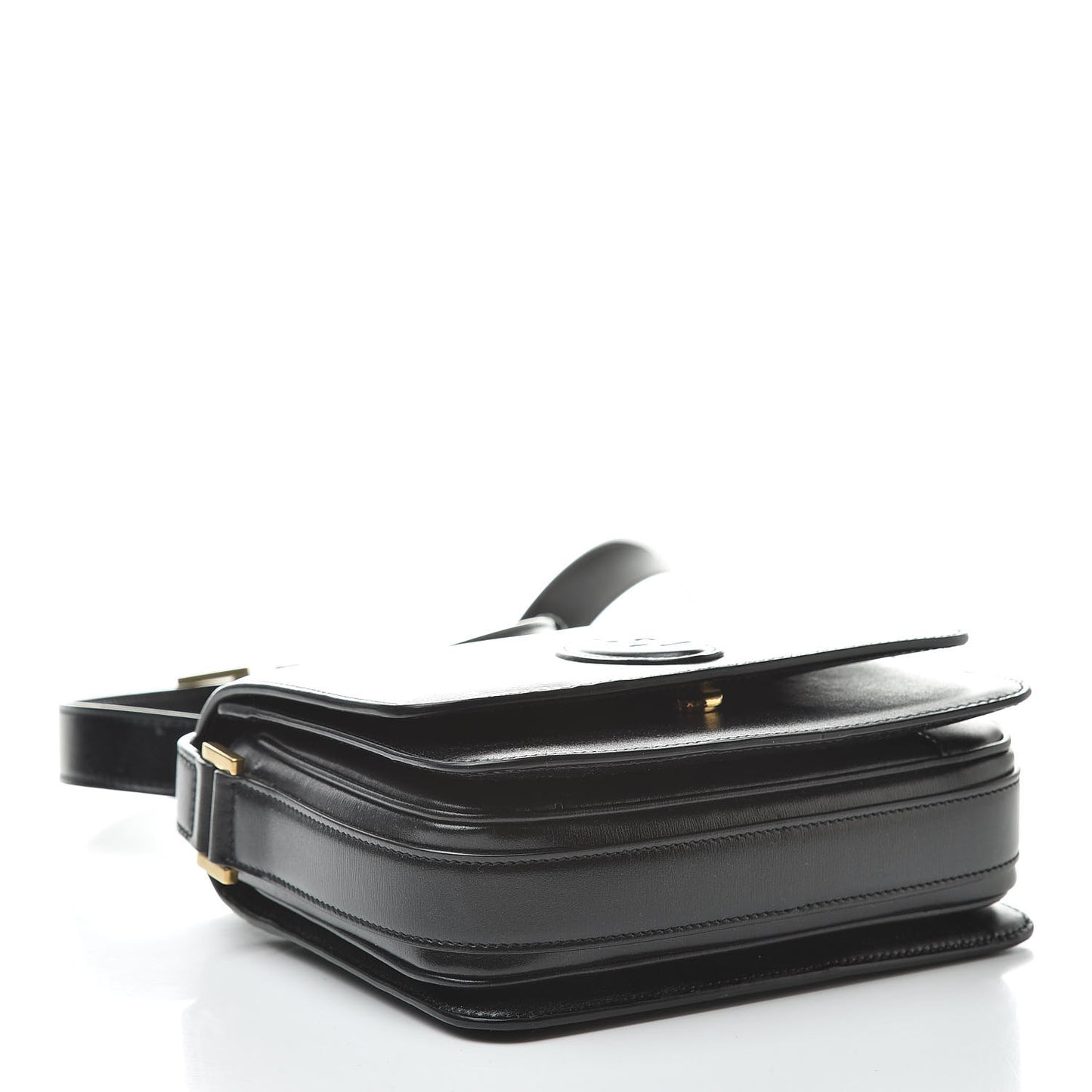Calfskin Le 61 Shoulder Bag Black