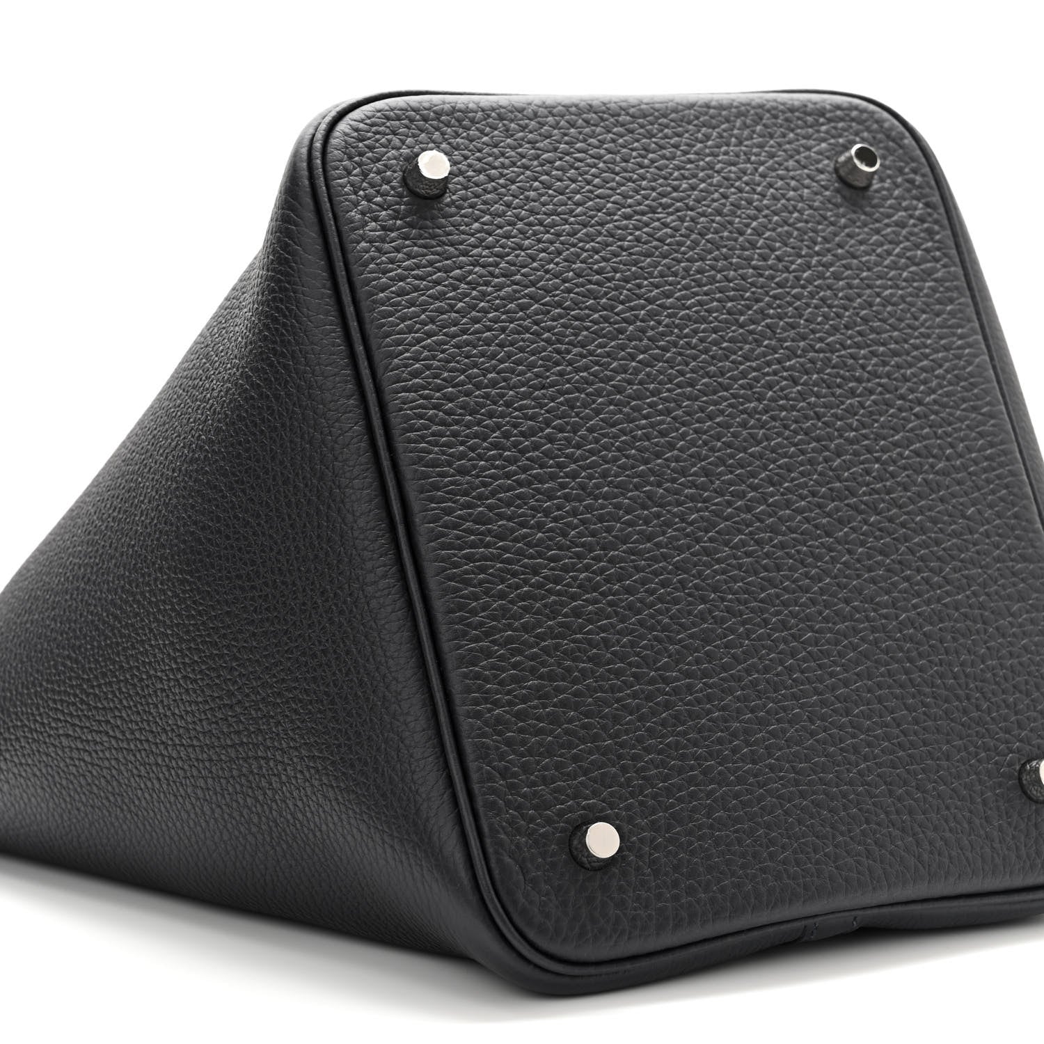 Hermes Taurillon Clemence Picotin Lock 22 MM Bleu Nuit 9 of 11