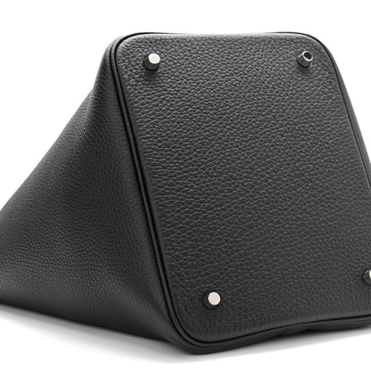 Hermes Taurillon Clemence Picotin Lock 22 MM Bleu Nuit 9 of 11