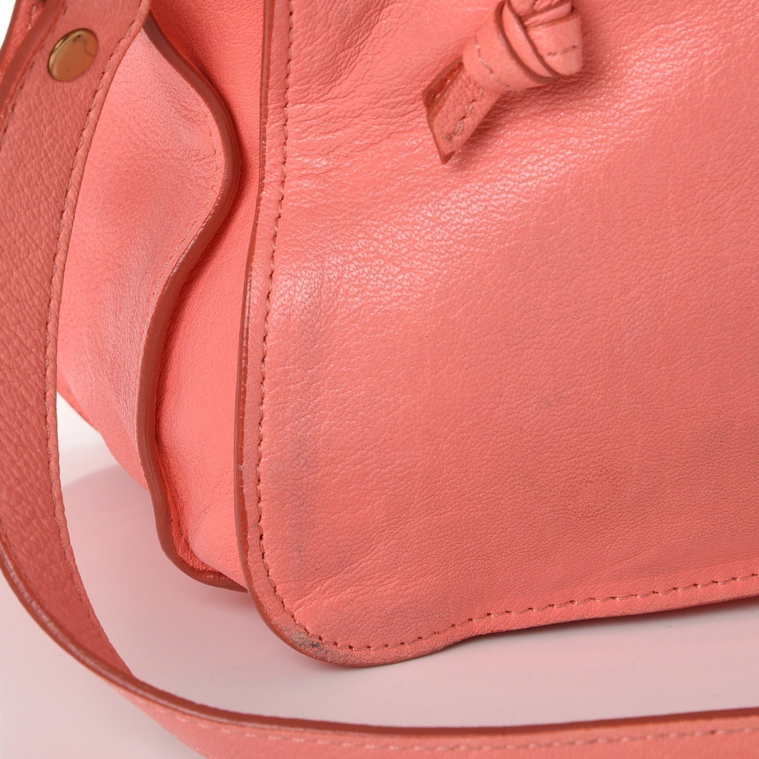 Proenza Schouler Lambskin Medium PS1 Satchel Neon Coral 13 of 19