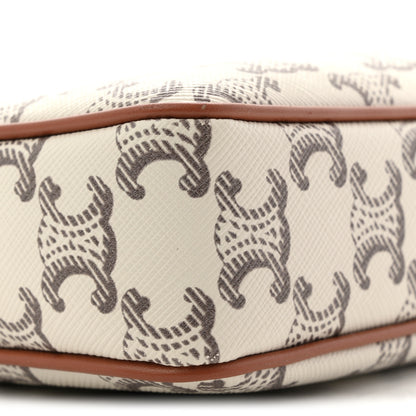 Celine Triomphe Canvas Medium Messenger Bag Tan Ecru 15 of 19
