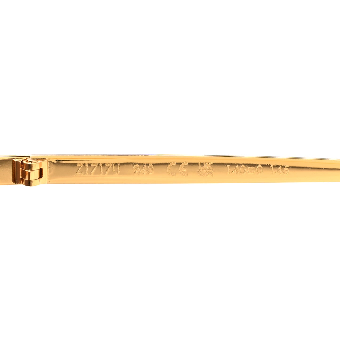 Metal LV Golden Mask Sunglasses Z1717U Gold
