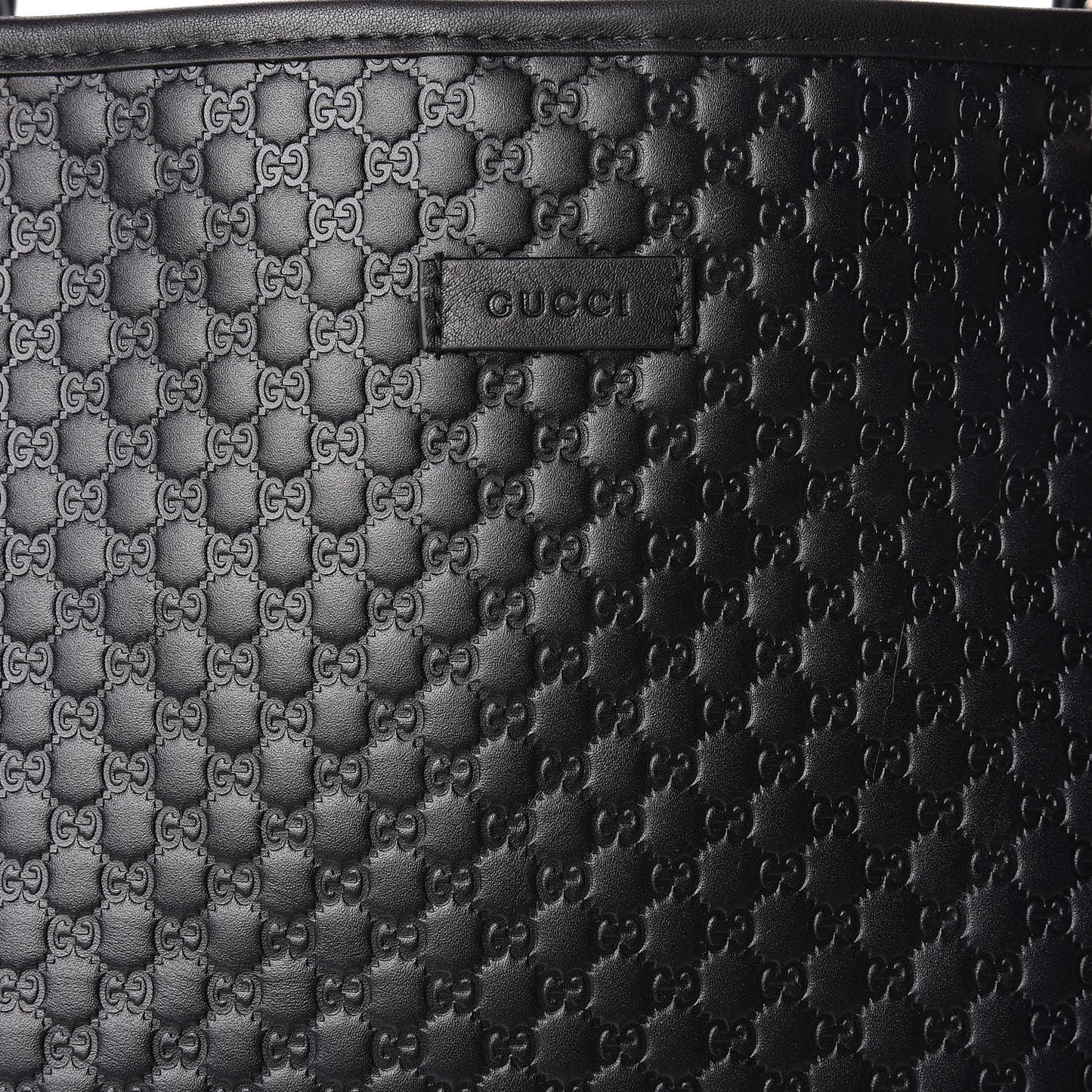 Microguccissima Large Joy Tote Black