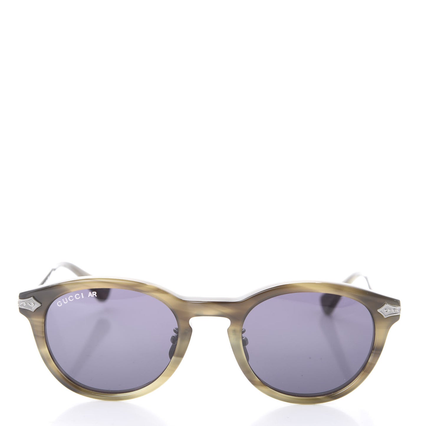 Acetate Round Metal Sunglasses GG0071S