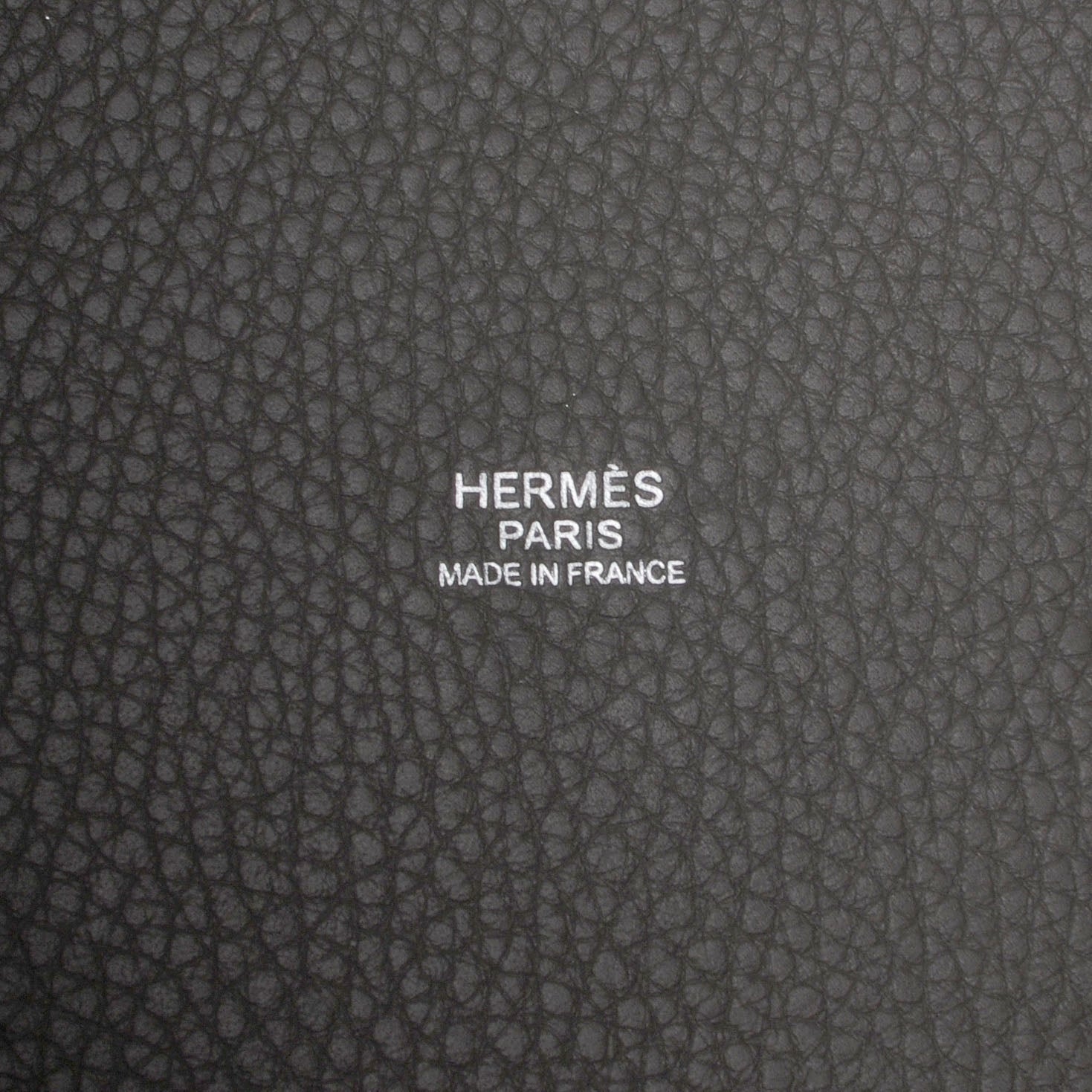 Hermes Taurillon Clemence Picotin Lock GM Graphite 7 of 8
