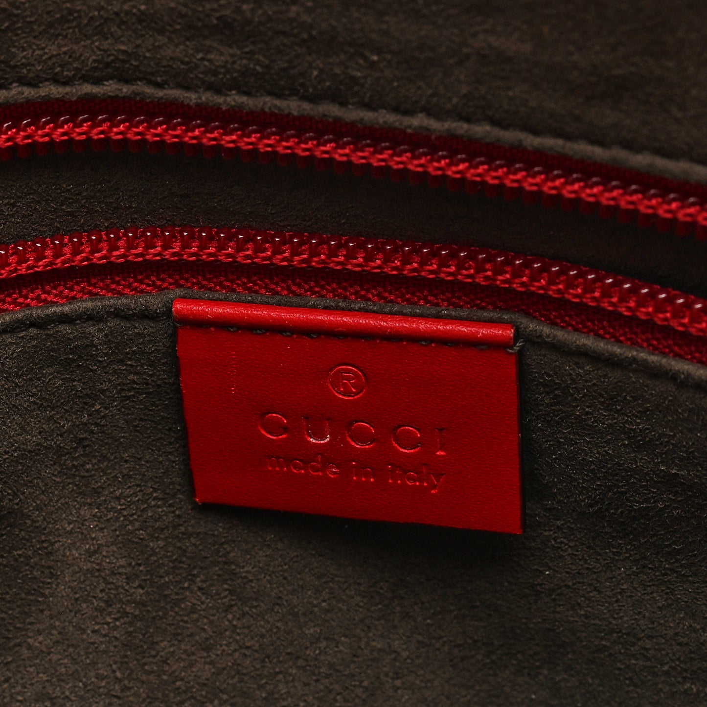Guccissima Signature Small Messenger Bag Hibiscus Red