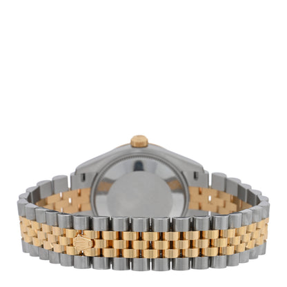 Rolex Stainless Steel 18K Yellow Gold 31mm Oyster Perpetual Datejust Watch White Roman 278273 3 of 5