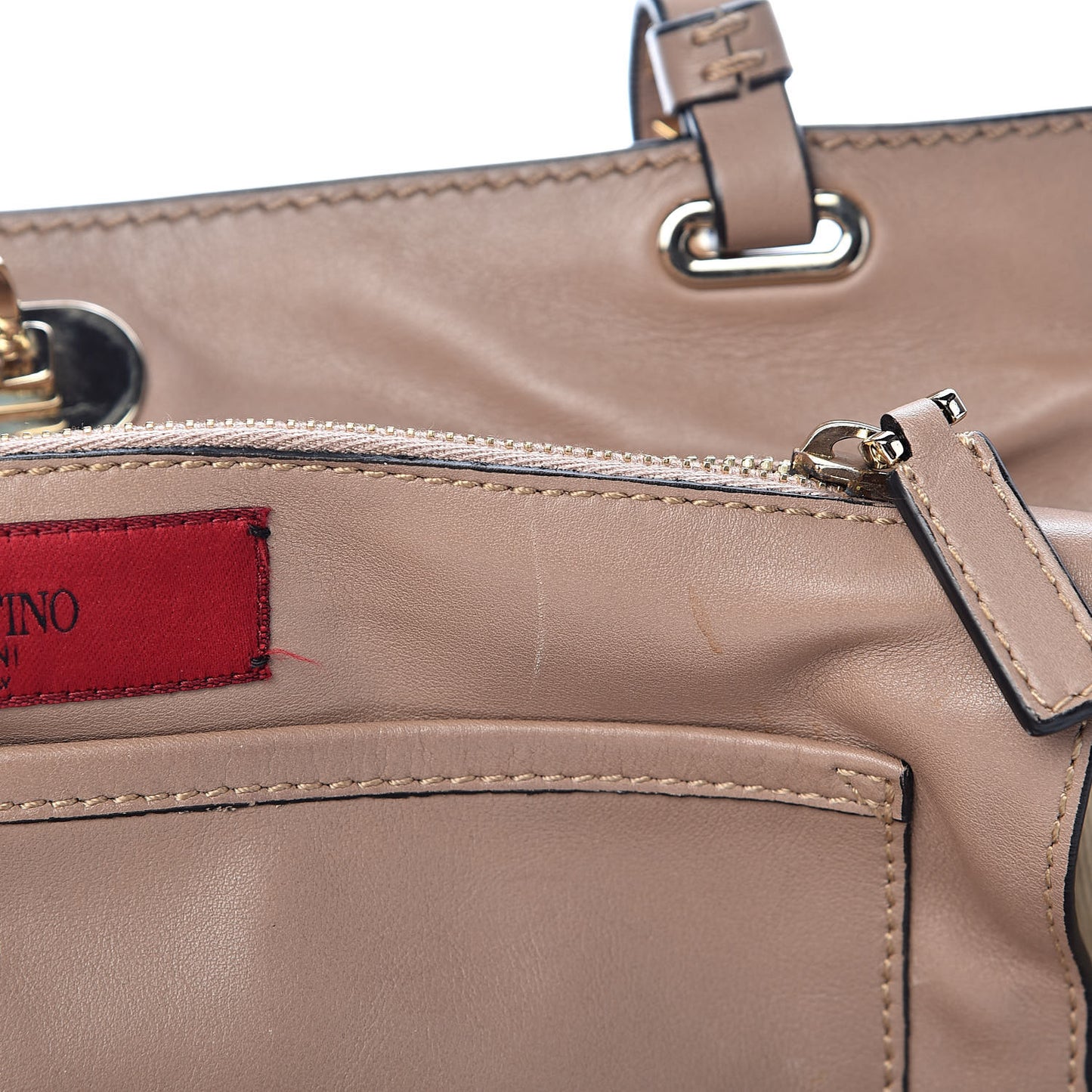 Vitello Medium Rockstud Tote Alpaca