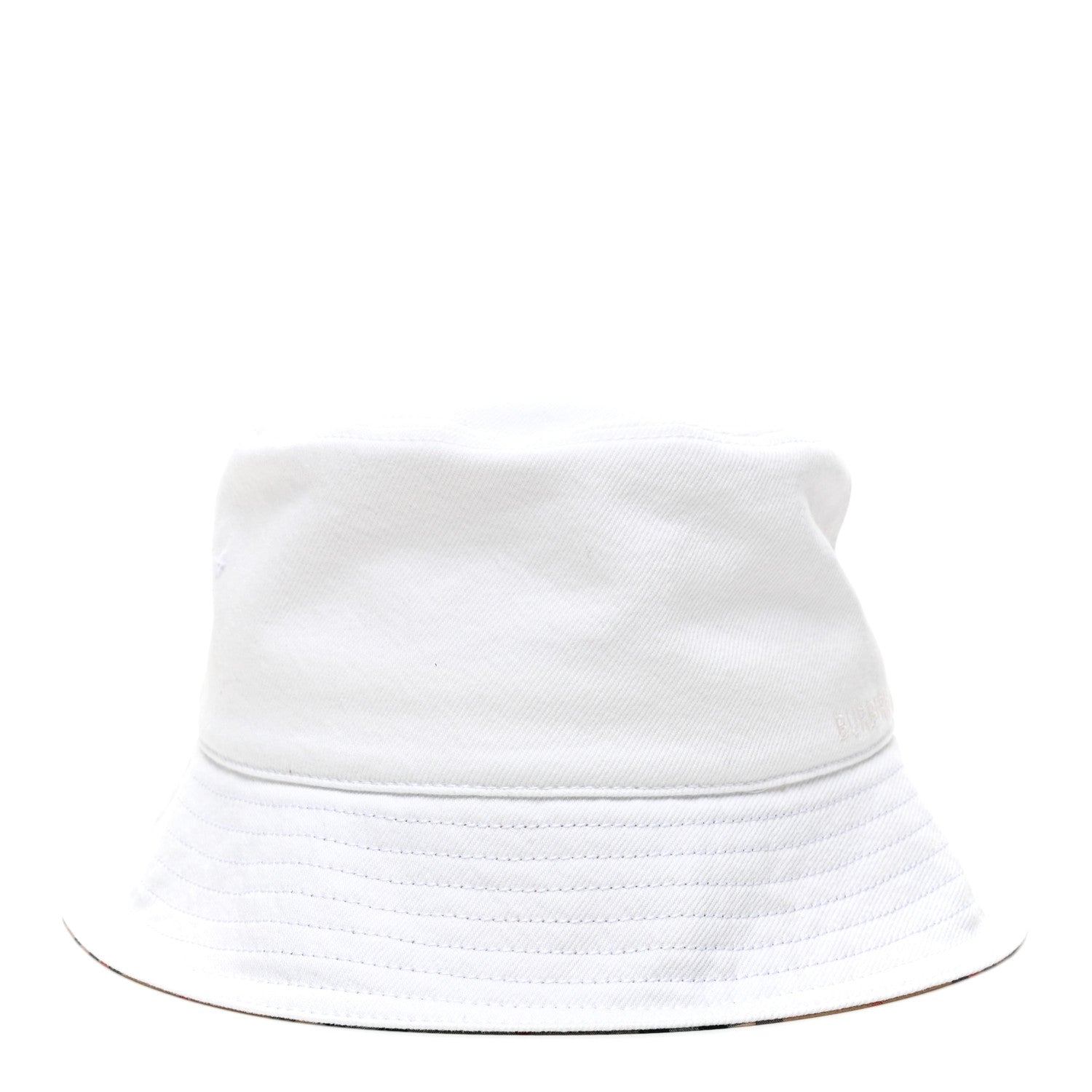 Burberry Denim Logo Bucket Hat M White 4 of 7