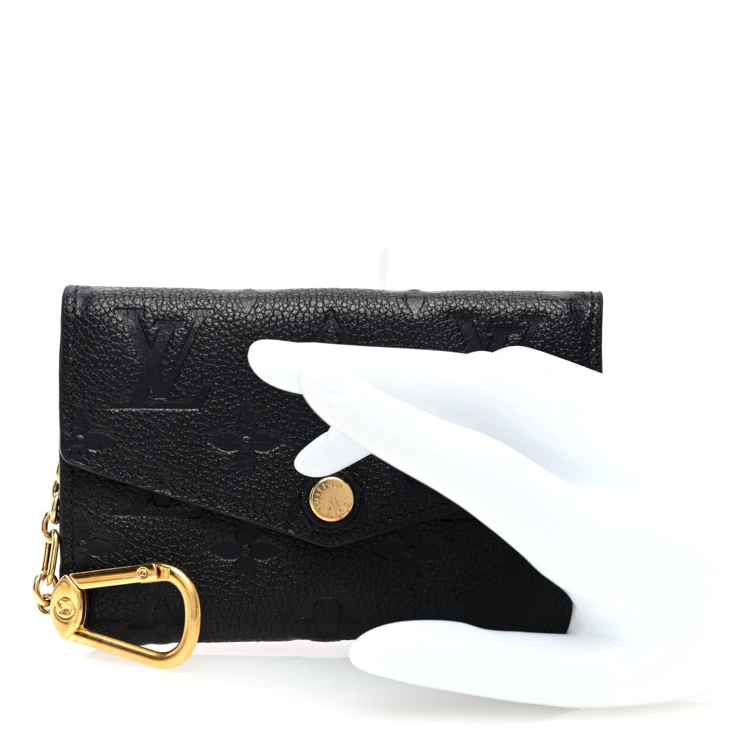 Louis Vuitton Empreinte Key Pouch Black 2 of 6