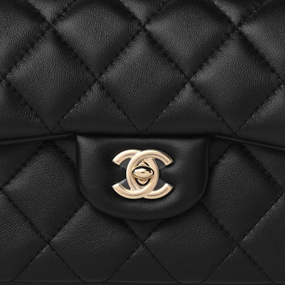 Chanel Lambskin Quilted Small My Precious Flap Black 7 of 11
