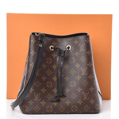 Louis Vuitton Monogram Neonoe MM Black 9 of 9