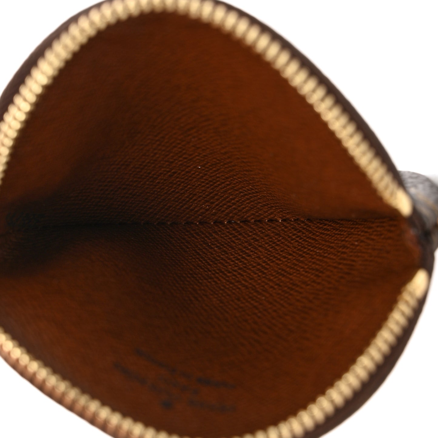 Monogram Round Coin Purse