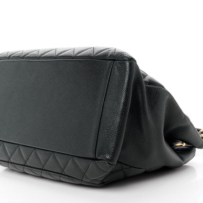 Chanel Caviar Quilted Grand Shopping Tote GST Black 10 of 10