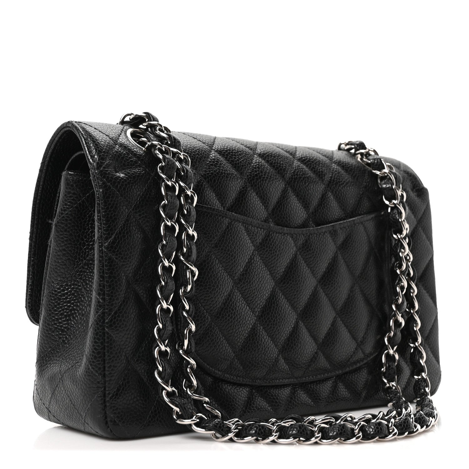 Chanel Caviar Quilted Medium Double Flap Black 4 of 19