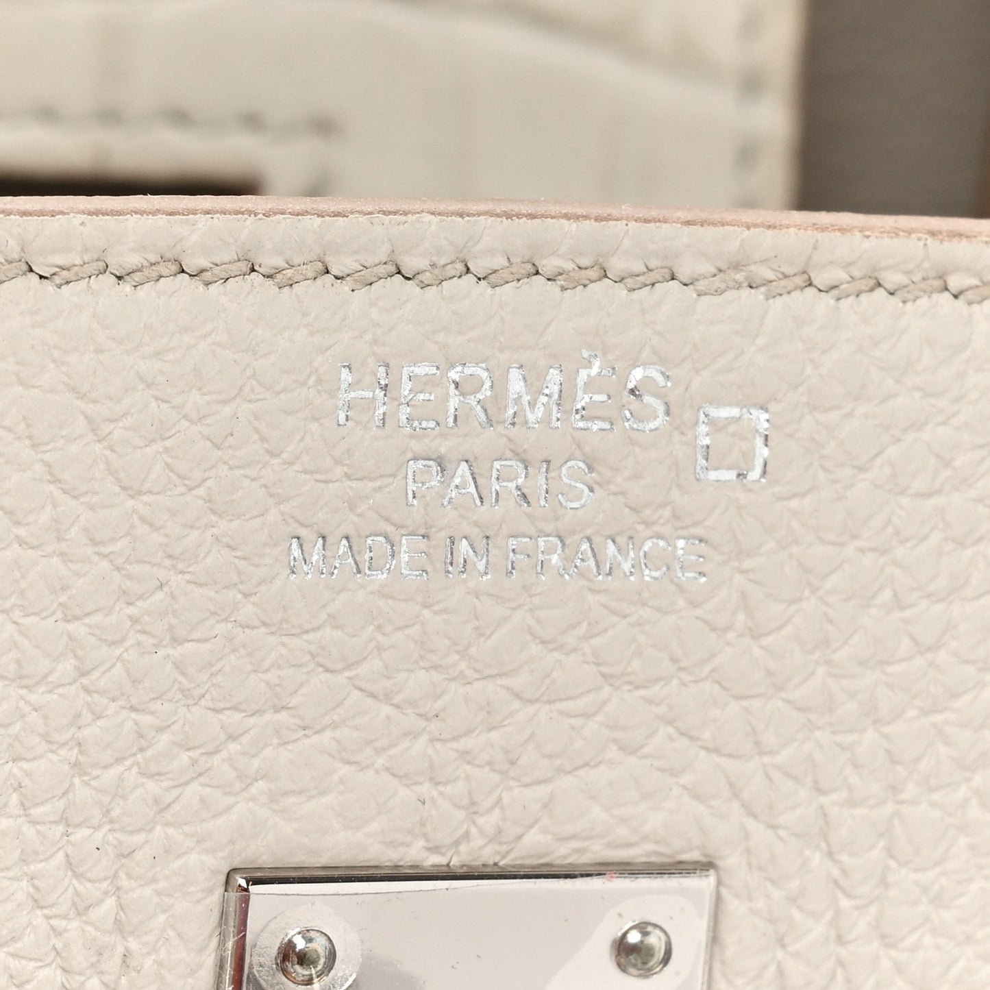 Togo Matte Alligator Birkin Touch 25 Beton