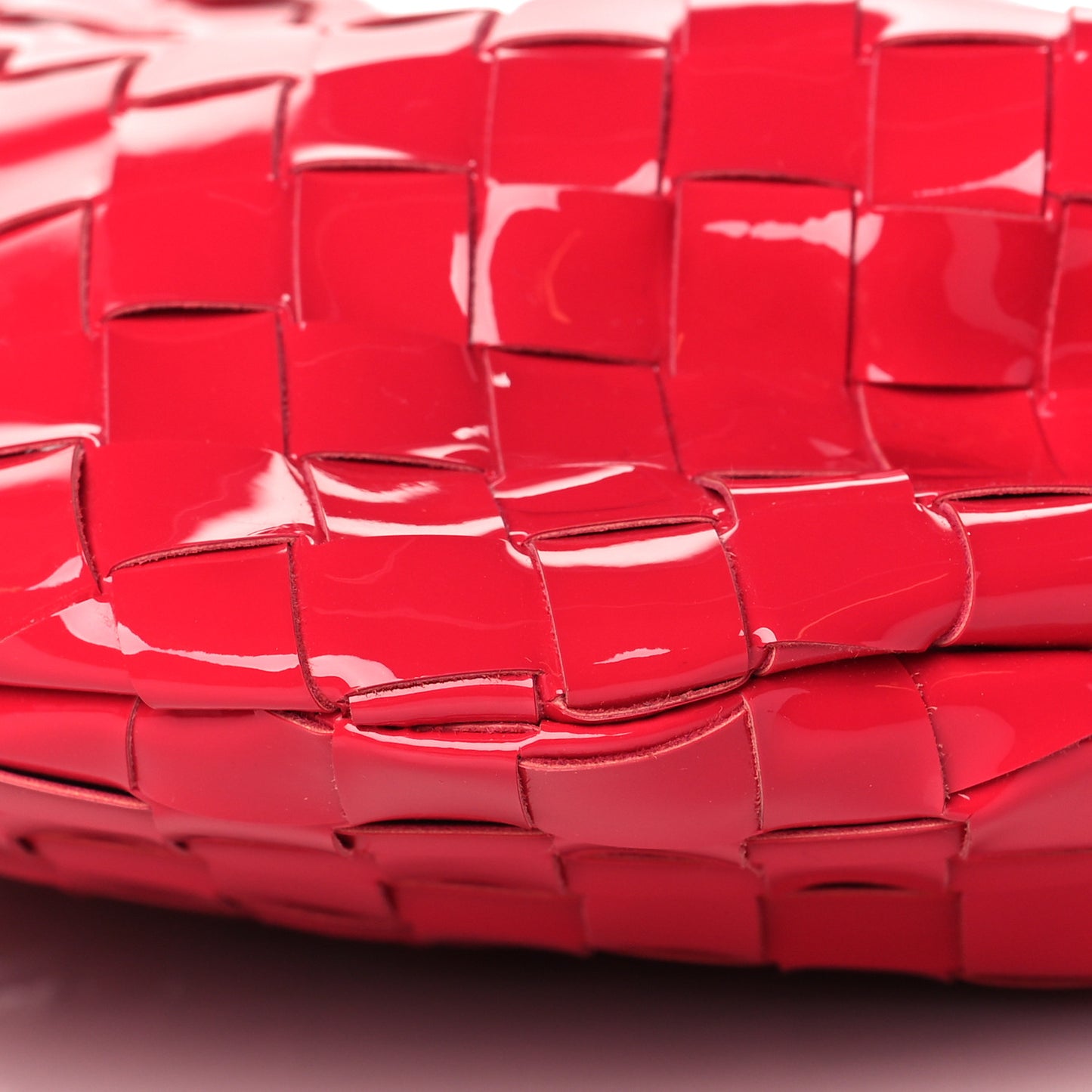 Patent Nappa Intrecciato Mini Jodie Candy Stripe