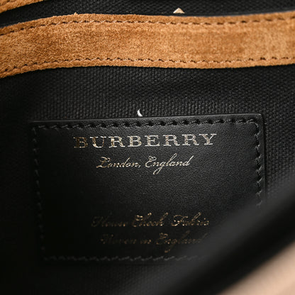Burberry Derby Calfskin House Check Baby Macken Crossbody Bag Black 6 of 10