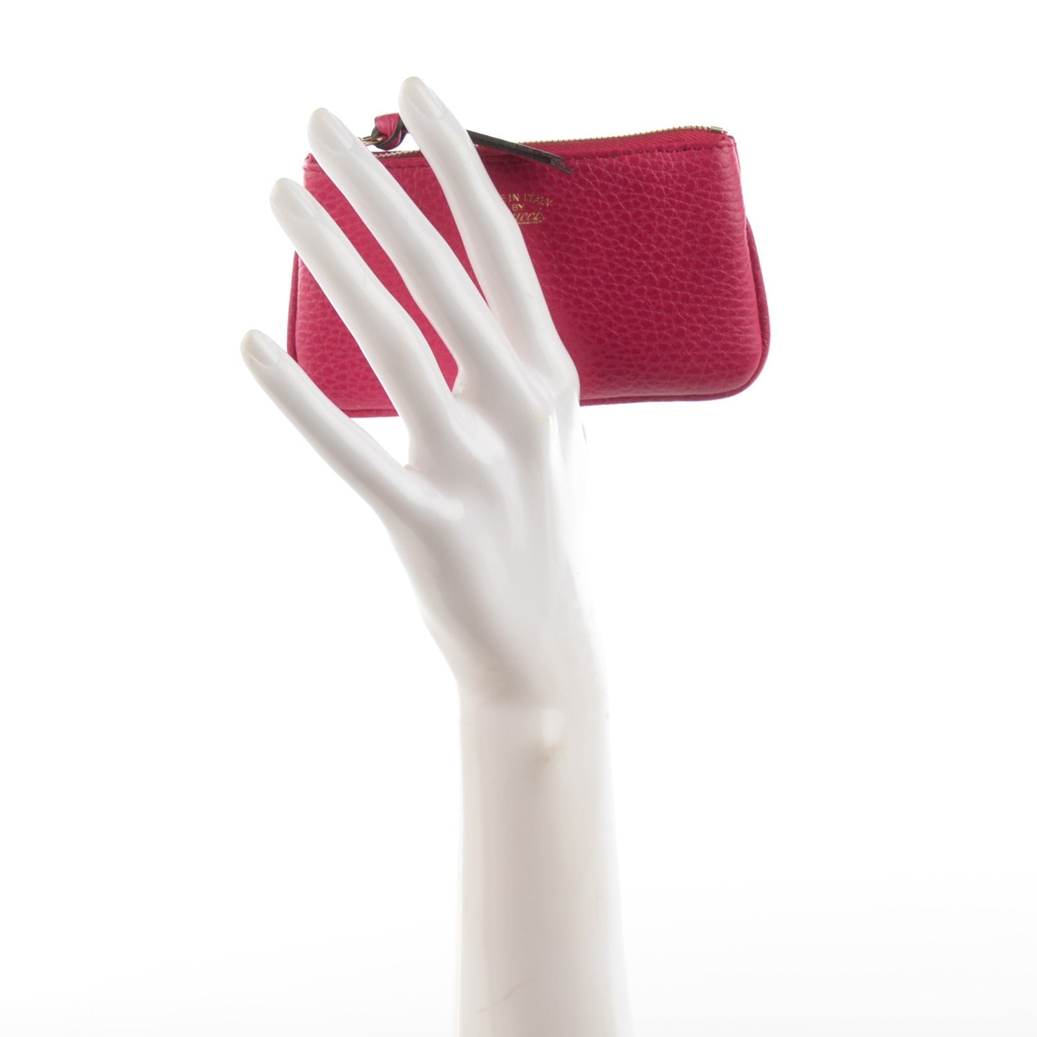 Gucci Dollar Calfskin Swing Key Case Blossom 2 of 7