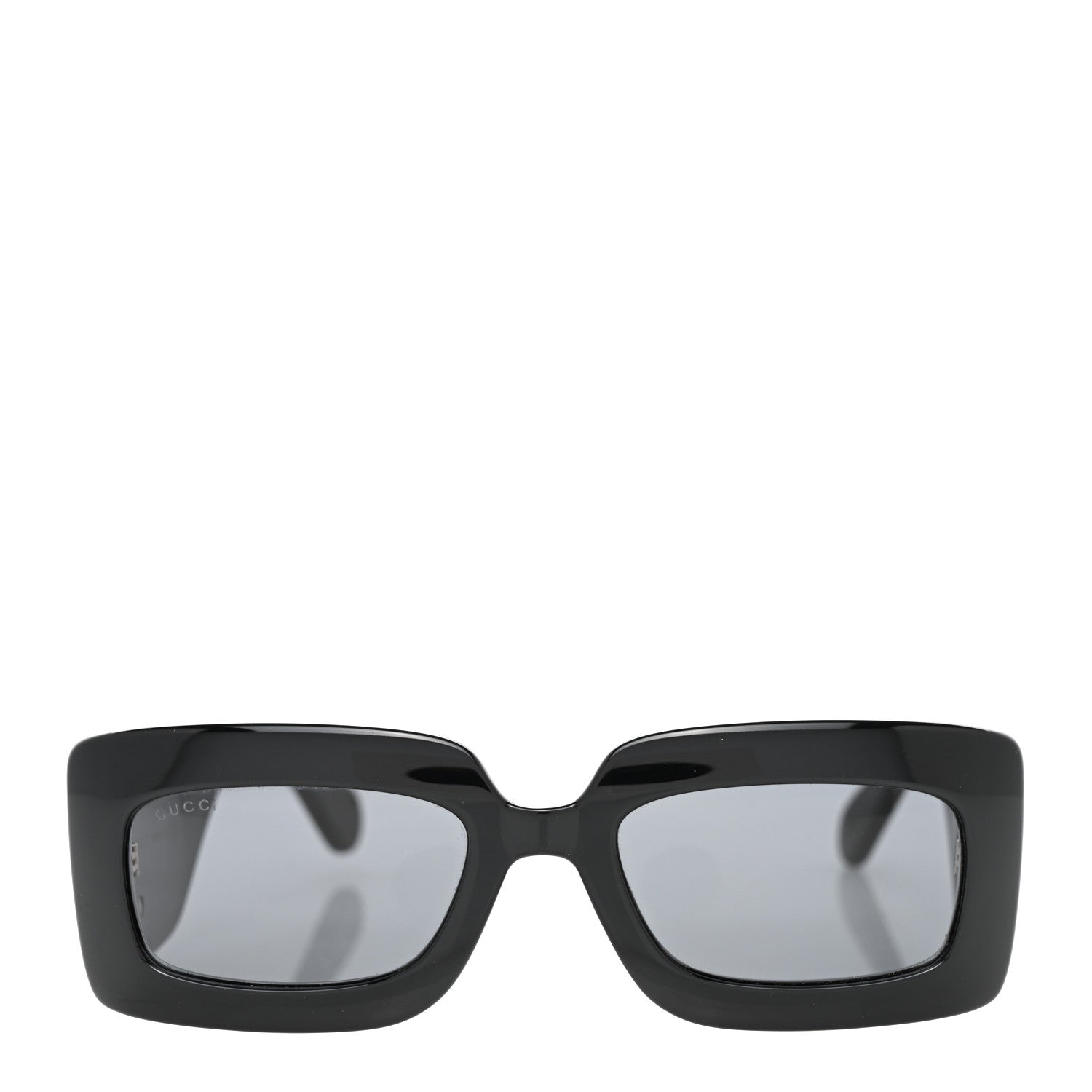 Gucci Oversized Rectangular Acetate Frame GG Marmont Logo Sunglasses GG0811S Black 2 of 7