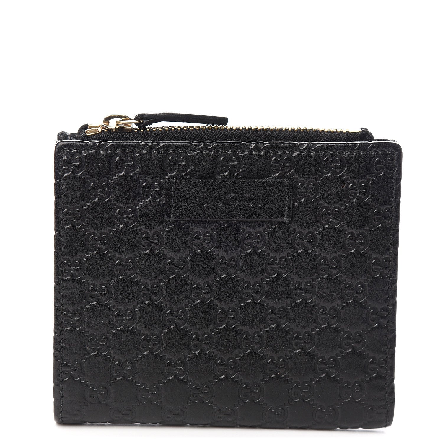Gucci Soft Microguccissima Bi-Fold Wallet Black 1 of 7