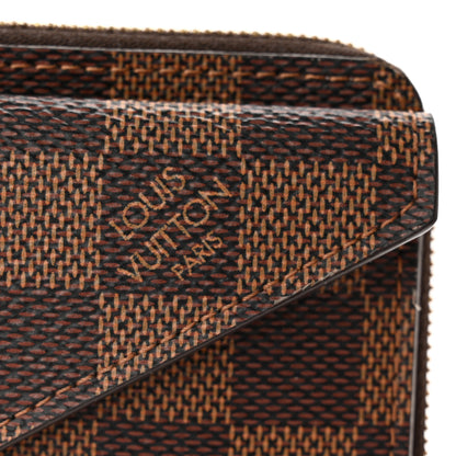 Louis Vuitton Damier Ebene Recto Verso Card Holder Rose Ballerine 9 of 11