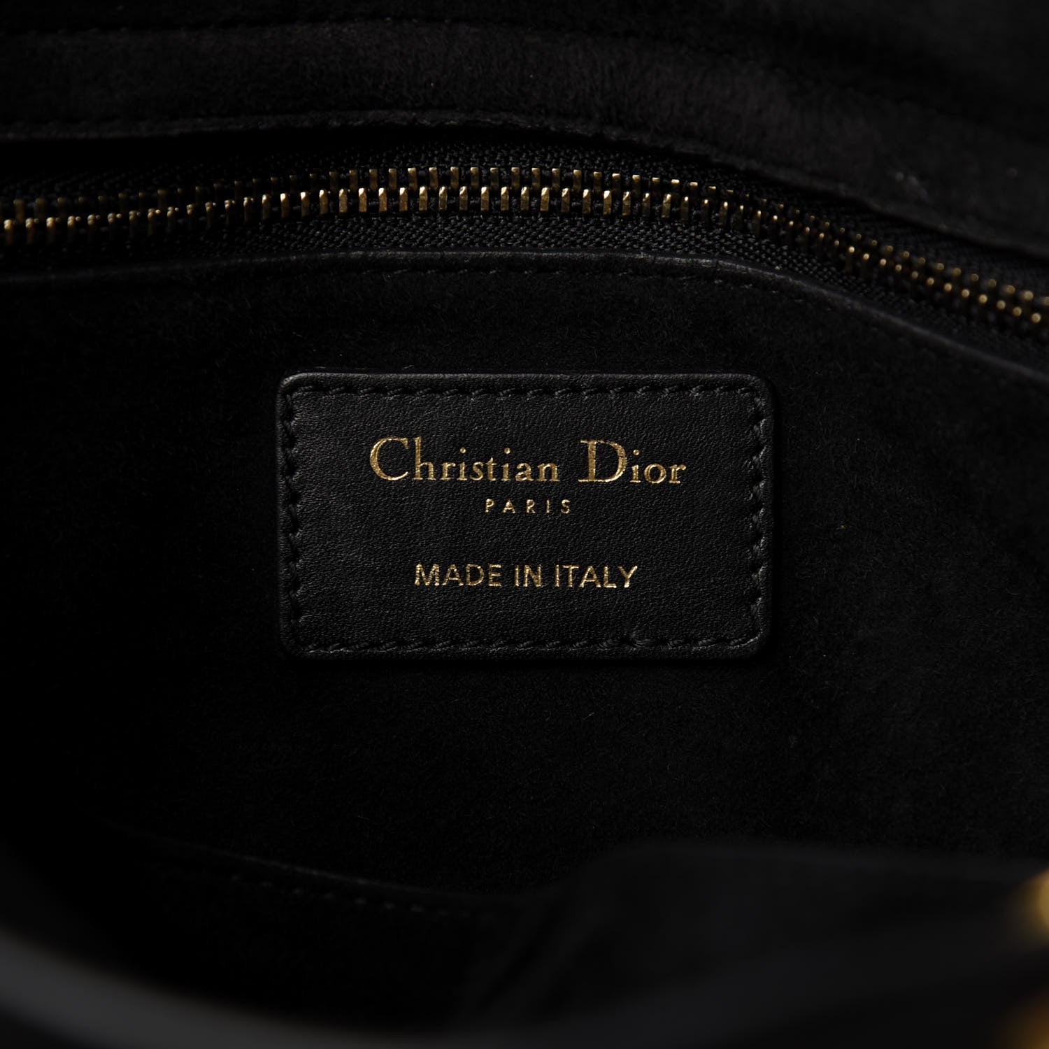 Christian Dior Calfskin Cannage Studded Medium Supple Lady Dior Black 8 of 9