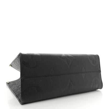 Louis Vuitton Empreinte Monogram Giant Onthego MM Black 4 of 11