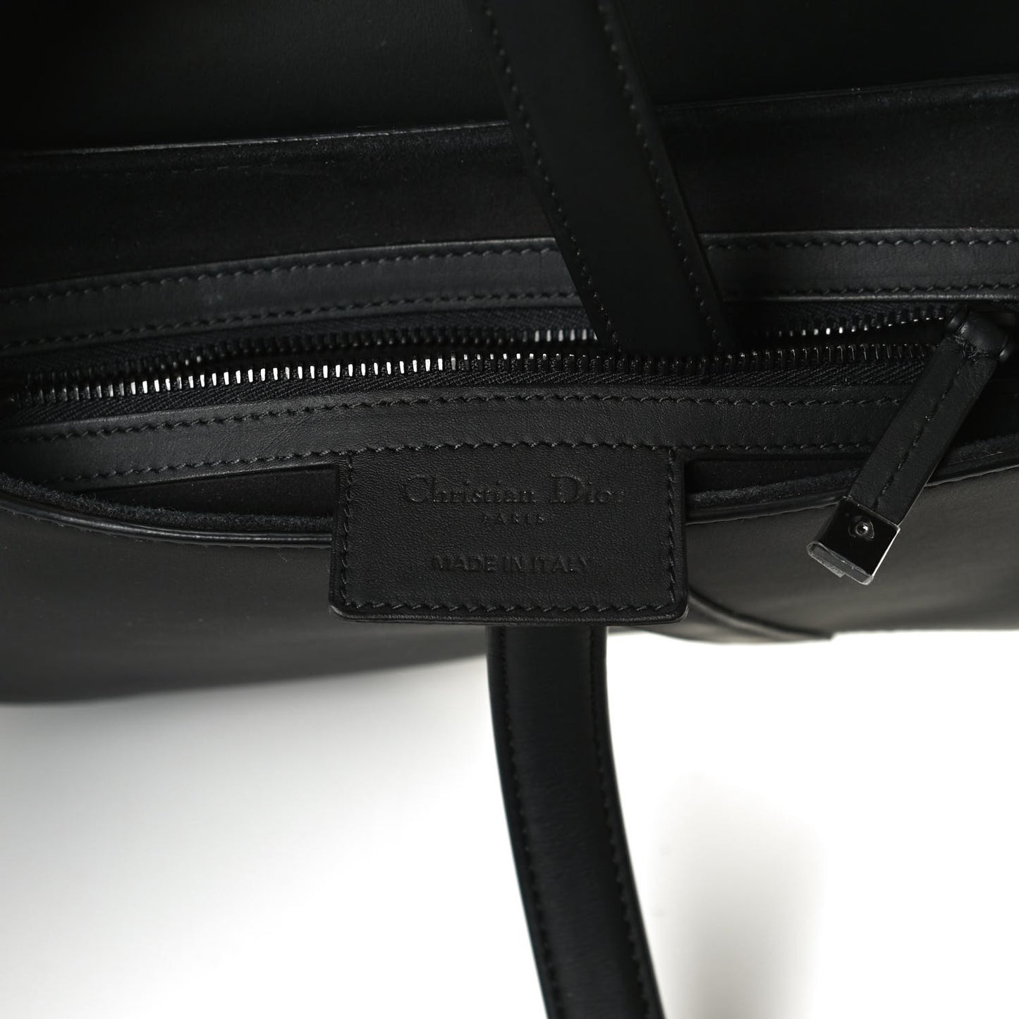 Ultra Matte Calfskin Saddle Bag Black