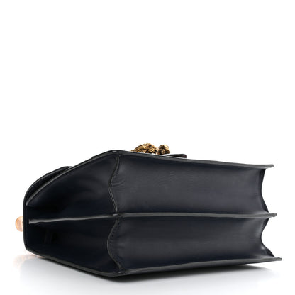 Gucci Moon Calfskin Bamboo Web Medium Dionysus Top Handle Bag Blue Emerald Hibiscus Red 4 of 10