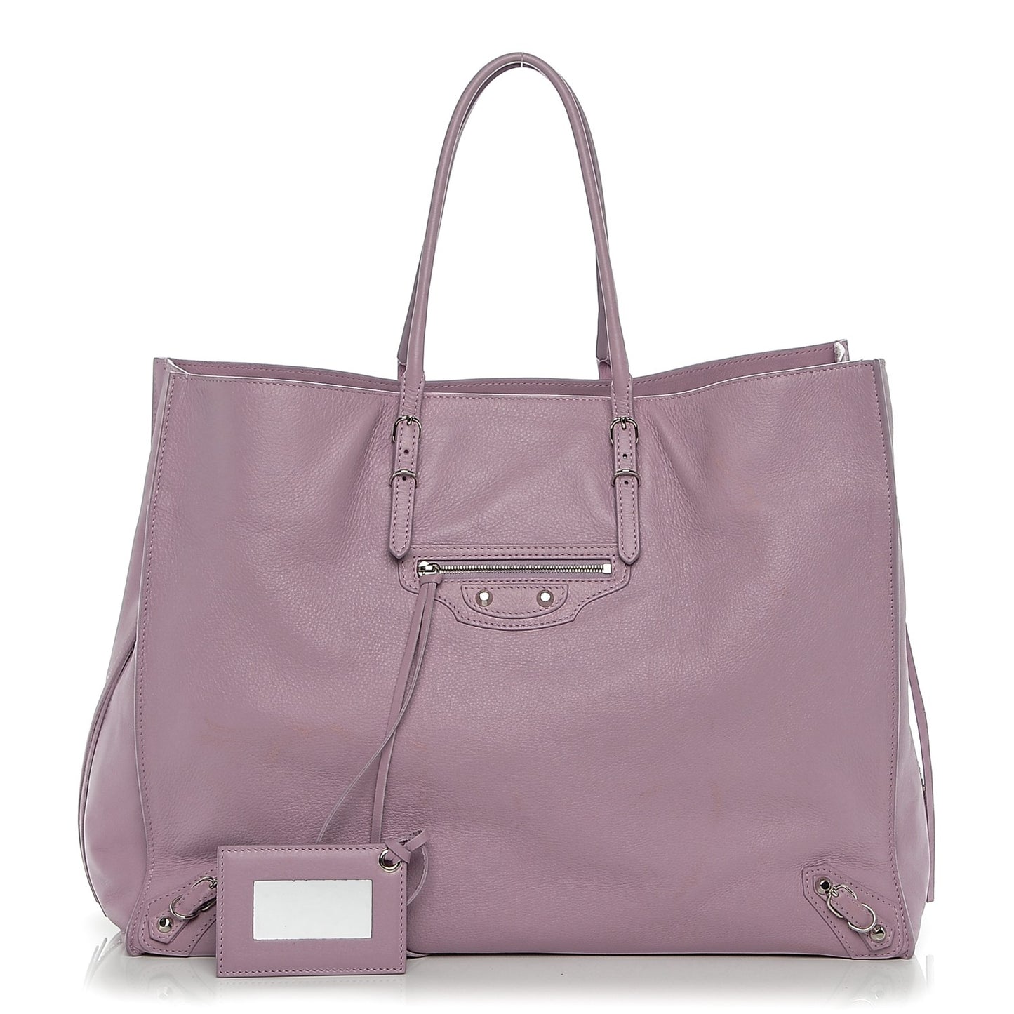 Veau Papier A4 Zip Around Tote Rose Orchid