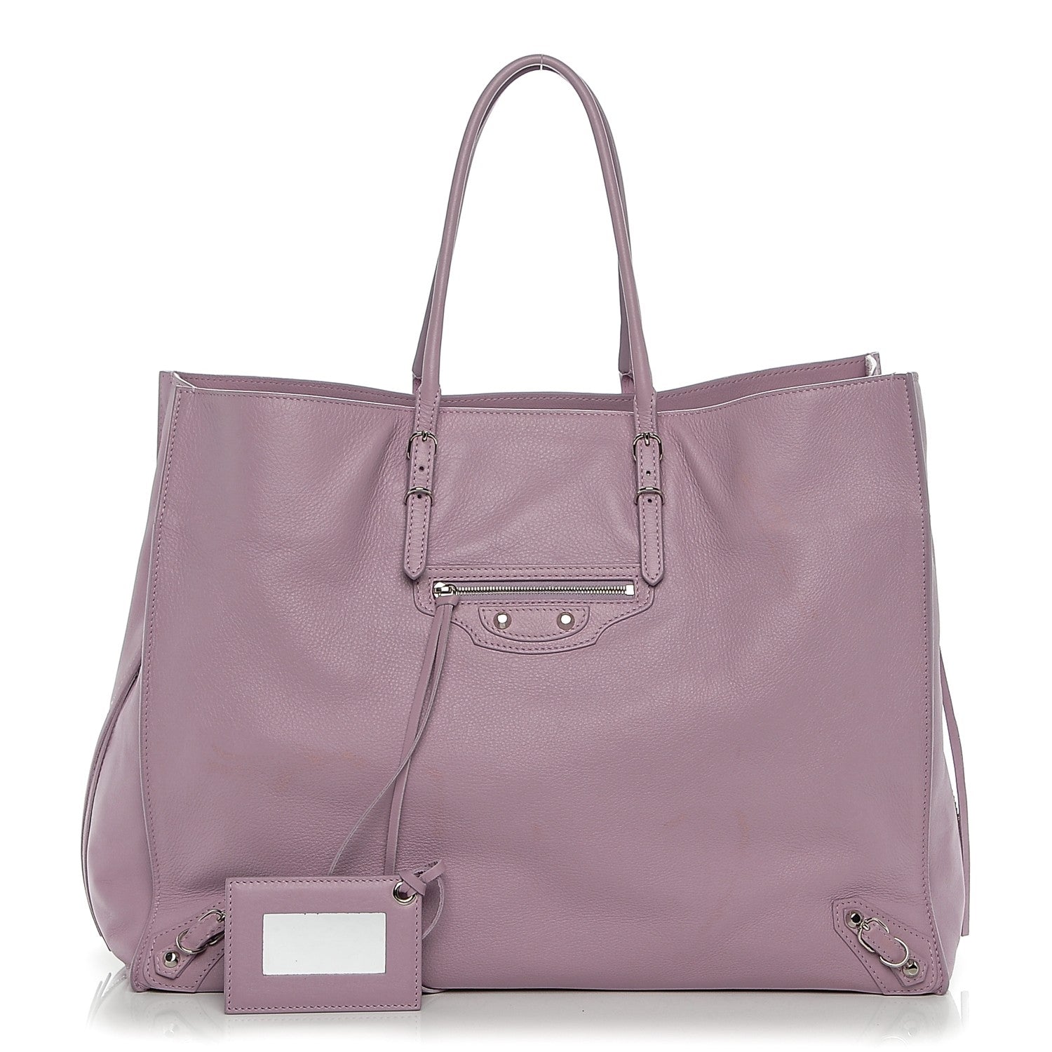 Balenciaga Veau Papier A4 Zip Around Tote Rose Orchid 1 of 8