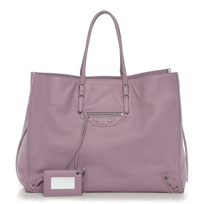 Balenciaga Veau Papier A4 Zip Around Tote Rose Orchid 1 of 8