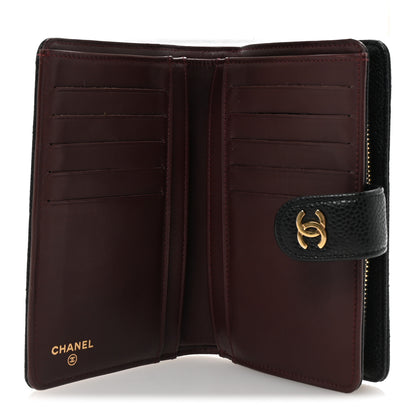 Chanel Caviar Quilted Zipped Pocket Wallet Black 5 of 8