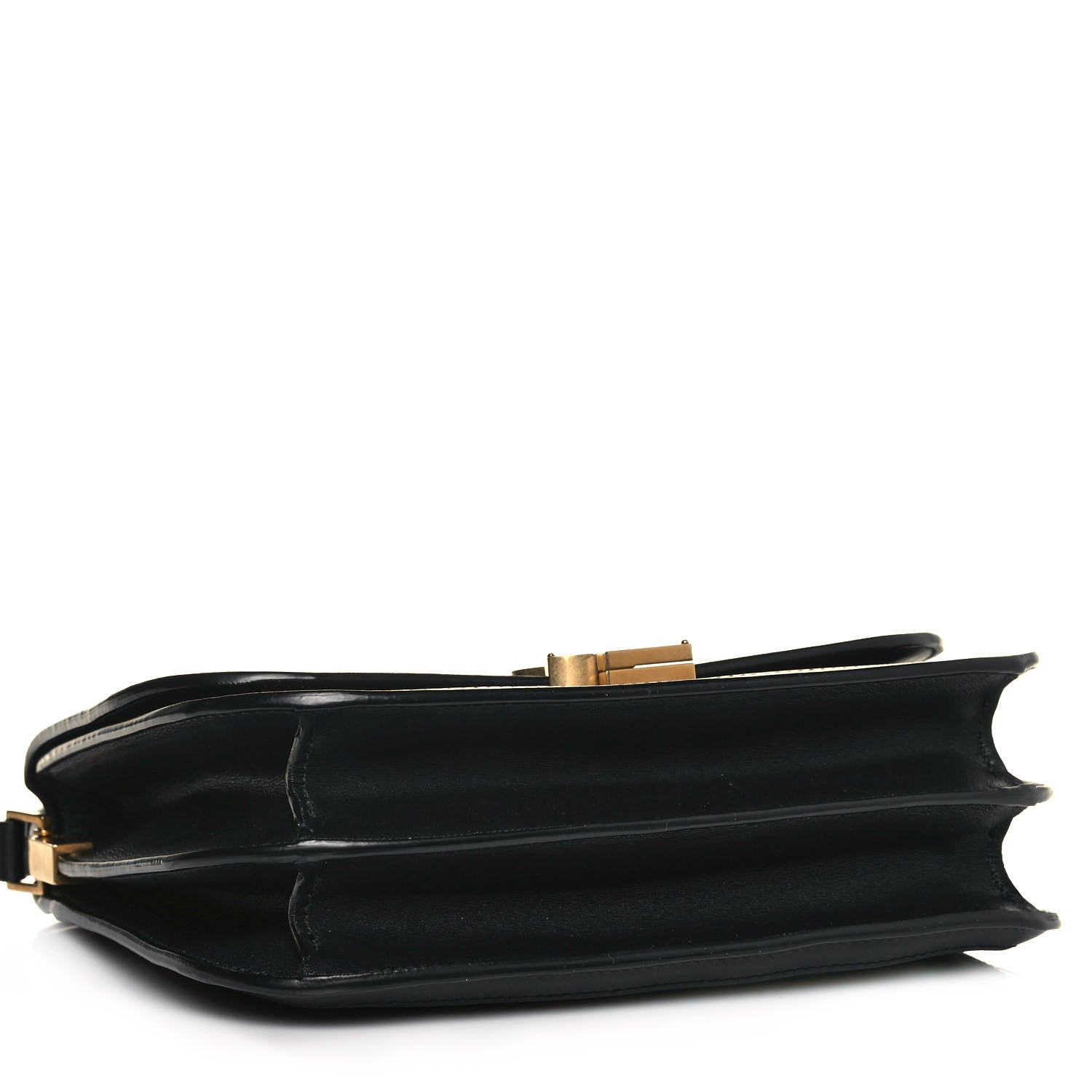 Saint Laurent Suede Smooth Calfskin Monogram Medium Solferino Soft Satchel Black 4 of 12
