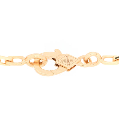 Van Cleef & Arpels 18K Yellow Gold Mother of Pearl 5 Motifs Vintage Alhambra Bracelet 4 of 4