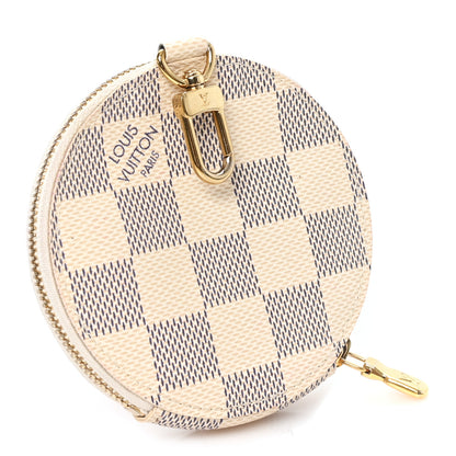 Louis Vuitton Damier Azur 2021 Christmas Animation Hollywood Bag Charm Fuchsia 3 of 8